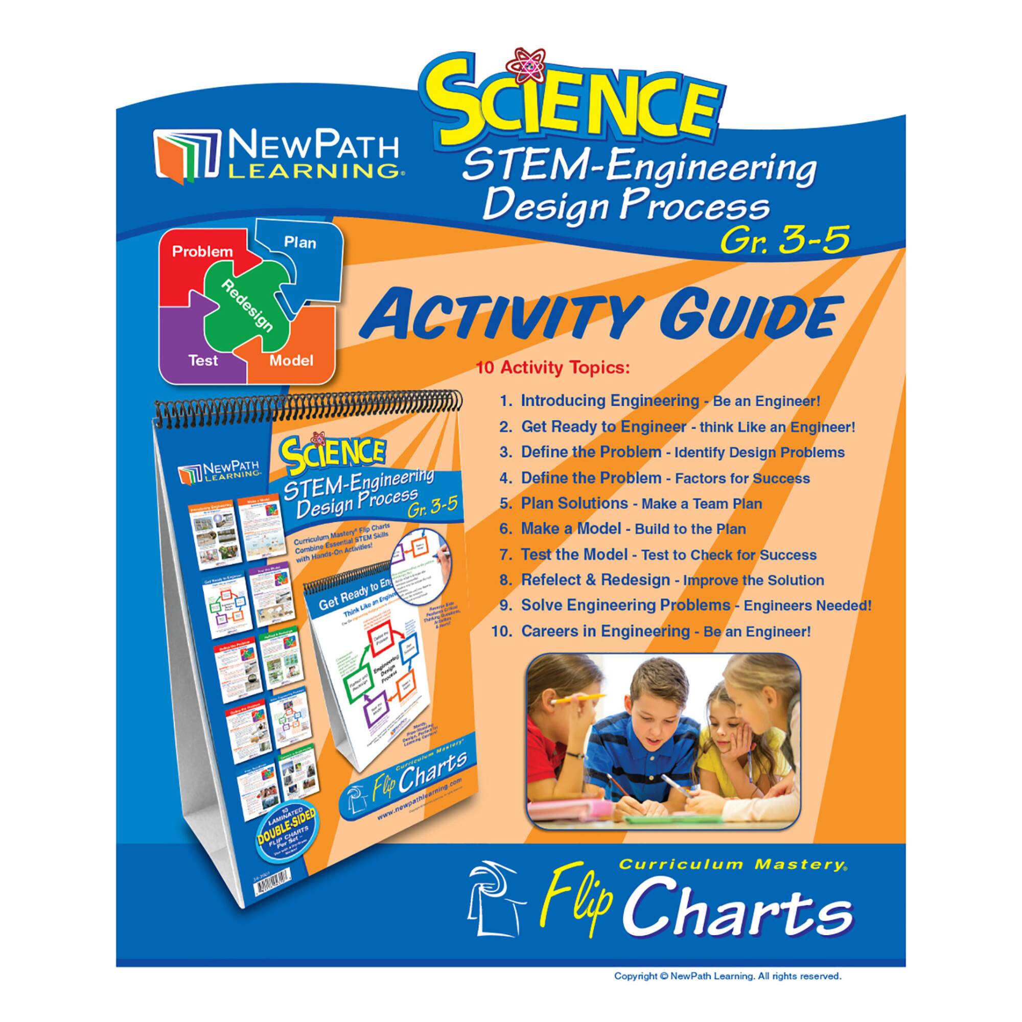 New Path Learning® STEM Engineering Design Process Flip Charts Set